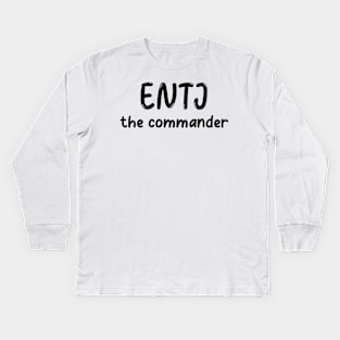 ENTJ Personality Type (MBTI) Kids Long Sleeve T-Shirt
